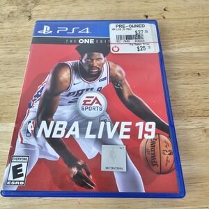 NBA Live 19 The One Edition (PlayStation 4, 2018) PS4 Basketball Game